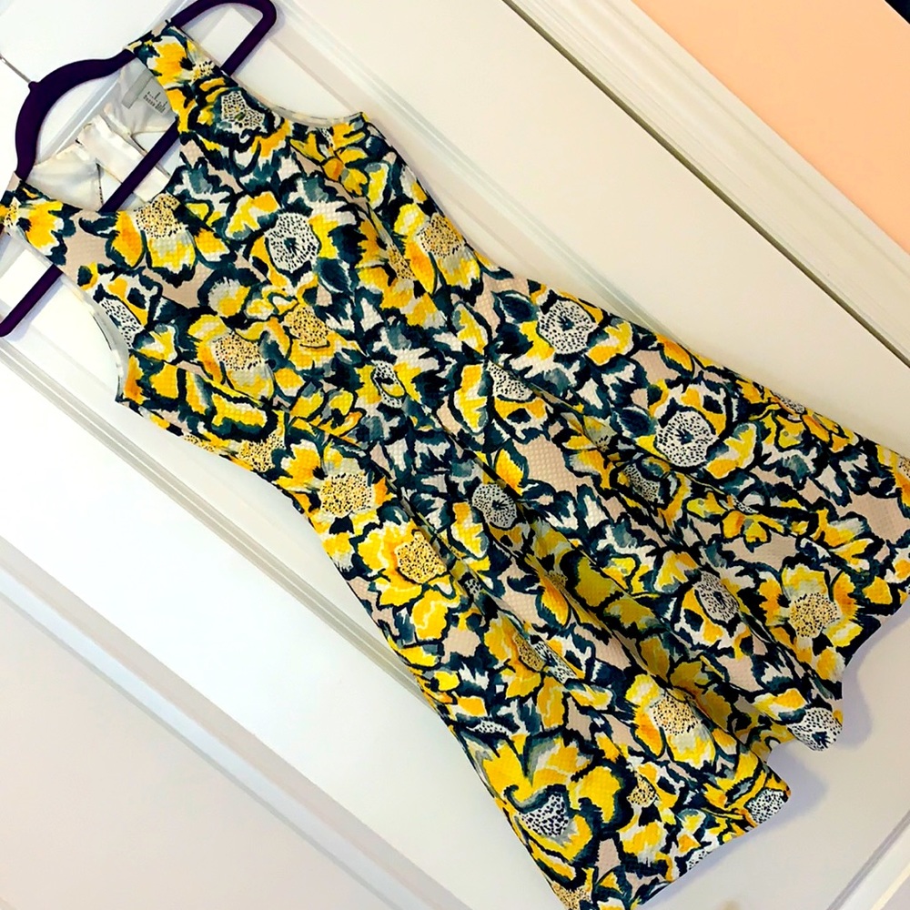 H&M Floral Pleated Dress